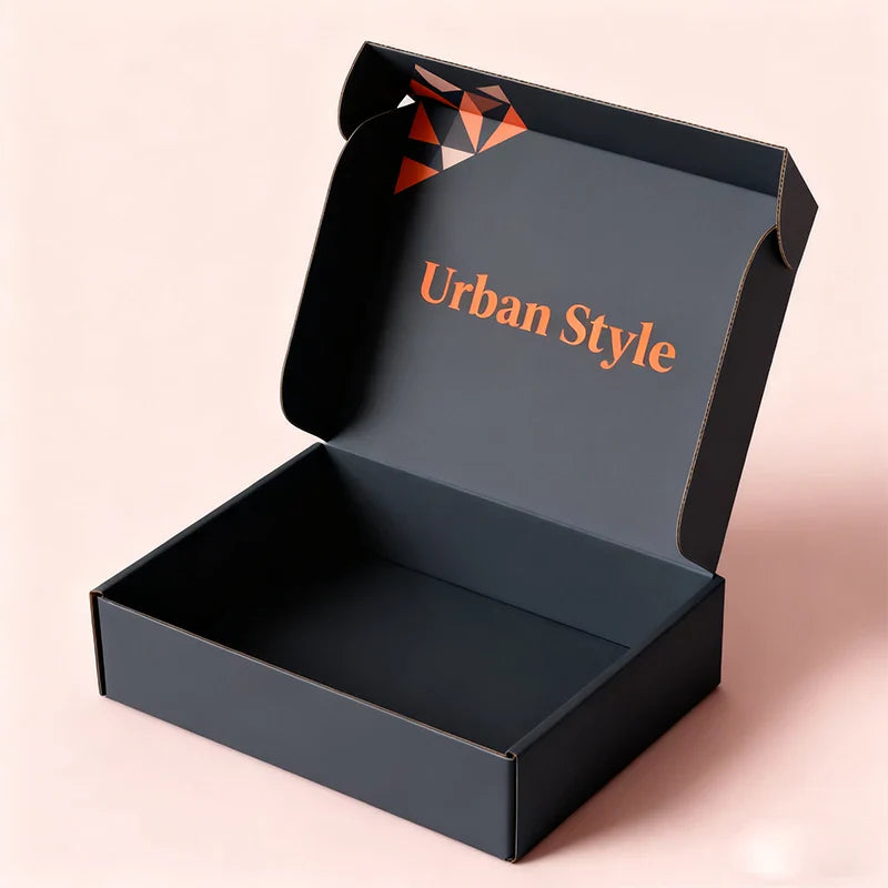 Custom Corrugated Gift Fold Box OEM Factory Recyclable Shipping Paper Mailer Box Packaging with logo