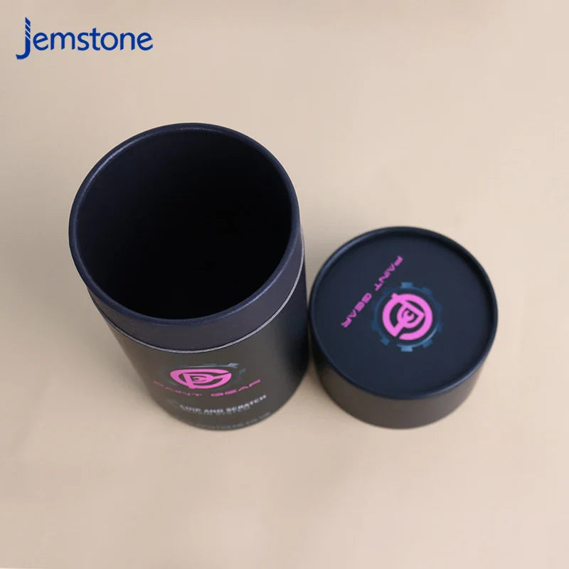 Printing Paper Gift Round Tea Tube Gift Paper Packaging Box Paper Box Cylinder Packaging Box for Beauty Blender
