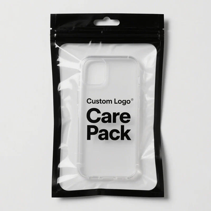 Wholesale Waterproof 3 Side Seal Bag Pouch Case Bags With Hang Hole Electronic Products Ziplock Bags for Iphone 17