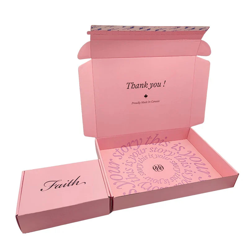 Custom Logo Cardboard Hat and Underwear Packaging Mystical White Paper Shipping Boxes for Small Businesses for Socks and Fur