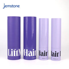 Eco-Friendly Custom Product Cylinder Packaging Hair Curler Makeup Brush Luxury Round Kraft Cardboard Push up Paper Tube