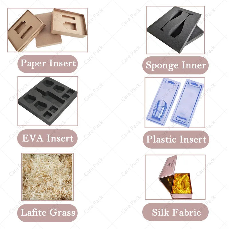 Wholesale Eco-friendly Recyclable Paper Gift Hardbox Transparent Windows Rigid Magnet Flat Cosmetic Shipping Boxes Embossed