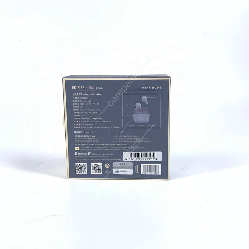 Custom Printing Luxury Cardboard Drawer Electronics Earphone Headphone Gift Packaging Box with Ribbon