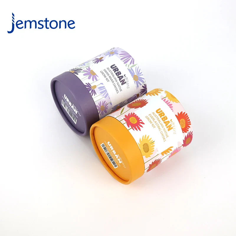 Printed Eco-Friendly Round Box Tube Packaging Pet Food Packaging Paper Tube Kraft Cardboard Tea Coffee Paper Tube for Loose