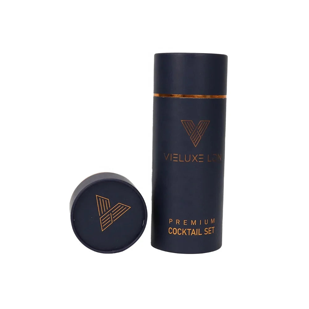 Popular Products Biodegradable Packaging Box Round Wine Bottle Paper Tube Packaging