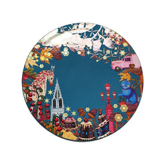 Custom Plastic Tray Circular Chocolate Macaron Gift Boxes Round Paper Packaging Box Valentine Chocolate Candy Box