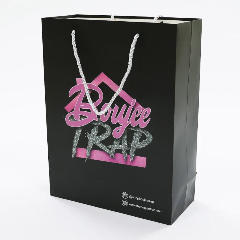 Eco-Friendly Uncoated Kraft Paper Bag - 100% Biodegradable Shopping Bag Without Plastic Liner