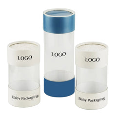 Eco-Friendly Custom Kraft Cardboard Cylinder Packaging Round Handmade Baby Food Food Paper Tube