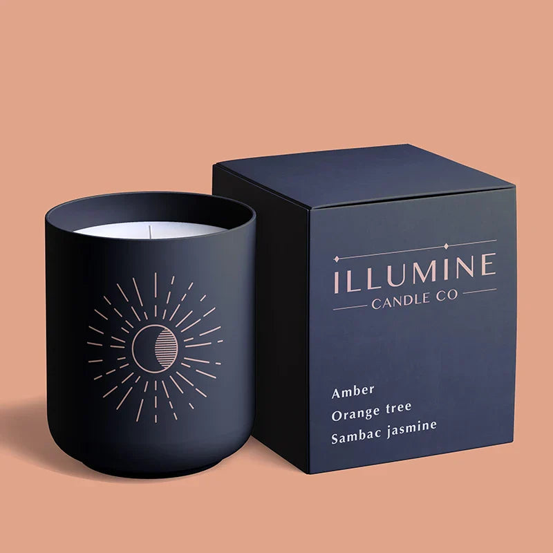 Scented Candles Custom logo and Packaging square Paper Cosmetic Candle Packaging Gift Box Custom Luxury Candle Packaging Boxes