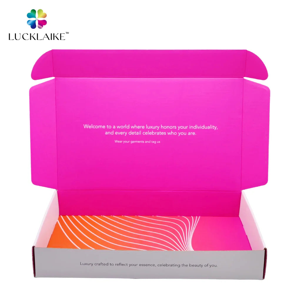 Custom High-End Corrugated Cardboard Folding Mailer Paper Boxes for Embellishing Eye Cream Cosmetic Lashes Cosmetics Gift