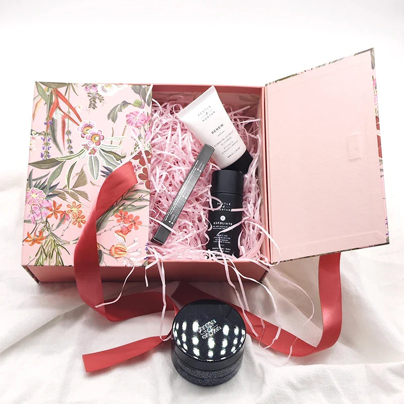 2025 Wholesale Custom Valentine Mom Day Ribbon Close Double Door Luxury Chocolate Wedding Cosmetic Jewelry Gift Packaging Boxes