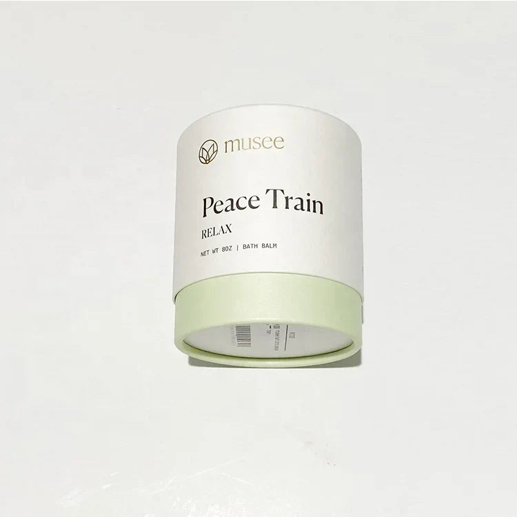 Exfoliant Package Tube Round Box White Printed Packaging Cardboard Bathbomb Boxes for Skin