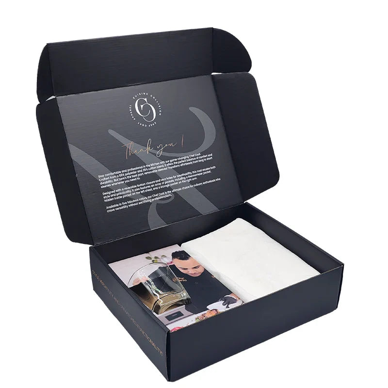 Custom Subscription Pr Corrugated Embalagem Jewelry Parcel Delivery Carton Shipping Glossy Black Mailer Boxes for Packaging