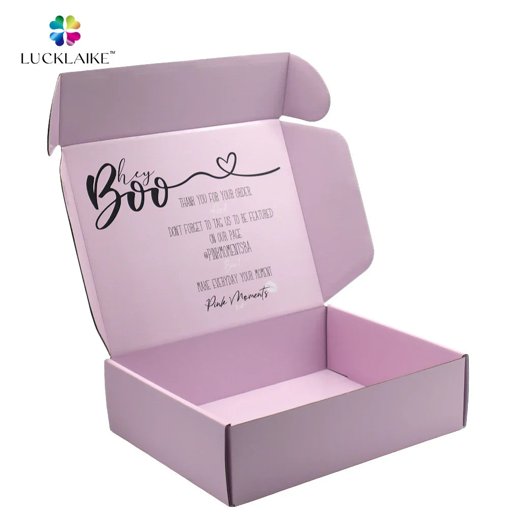 Customize Holographic Branded Cosmetics Cajas Personalizadas Corrugated Mailing Packaging Boxes with Custom logo