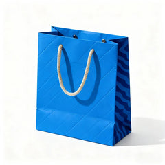 Wholesale De Papel Shopping Art Paper Standing Bags Empty Food Portable Gift Carry Handle Bag