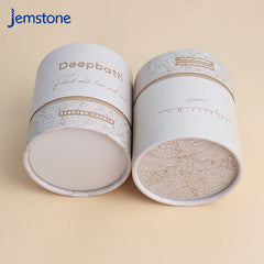 Eco Material Product Round Packaging Cosmetic Containers Cylinder Packaging Can Food Boxes Paper Tube for Tea Coffee Tee Wine