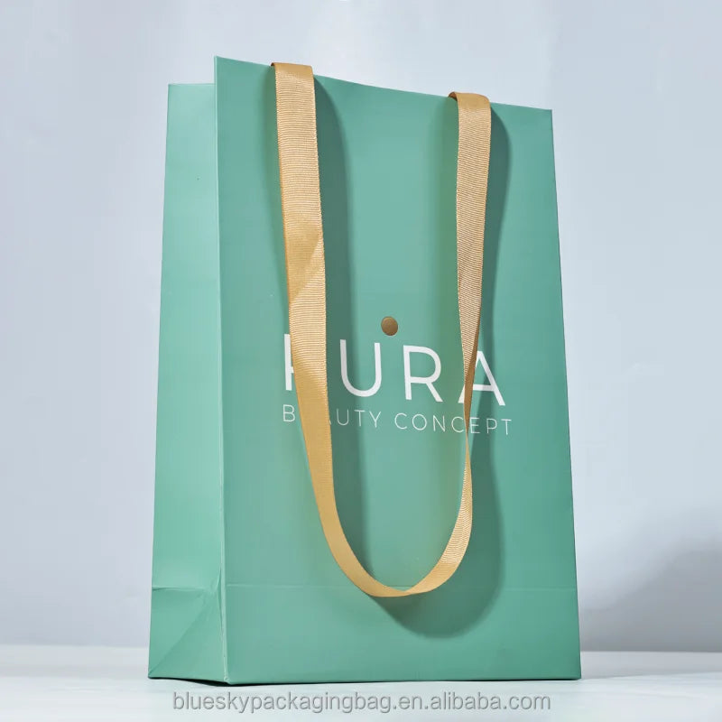 High-Quality Kraft Paper Shopping Bags with Handles, Brown Paper Bags for Retail/Store Use, 12x8x12cm, Bulk Wholesale