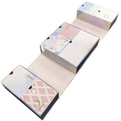 Custom 24 / 12 Days Beauty Cosmetic Storage Advent Calender Box Drawer Cardboard Christmas Gift Advent Calendar Packaging Boxes
