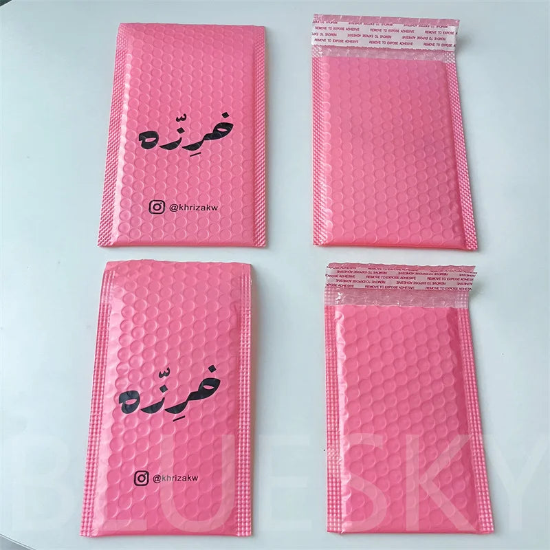 Eco-Friendly Recyclable Bubble Bags - Biodegradable Air Bubble Wrapping Bag for Green Packaging