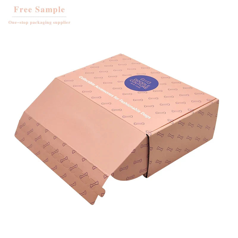 Free Samples Custom Printed Design Postal Airplane Shipping Mailing Box Folding Corrugated Cardboard Paper Packaging Mailer Box