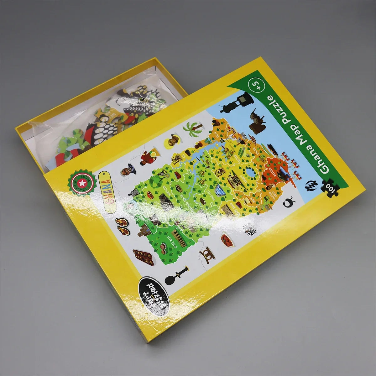 OEM Custom 100-Piece Jigsaw Puzzle Excellent Paper DIY Toy for Childhood Games Factory Direct