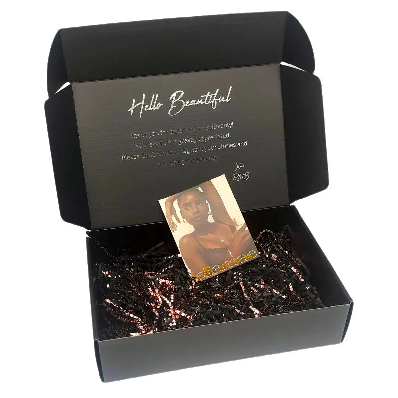 Luxury Customized Print Tear Strip Black Shoe Package Carton Mailer Airplane Corrugated Box Packaging