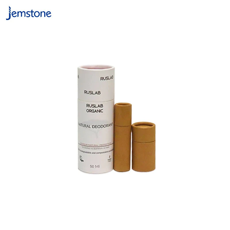 Round Kraft Paper Tube Cardboard Packaging Shape Brown Kraft Cylinder Box Cosmetic Packaging
