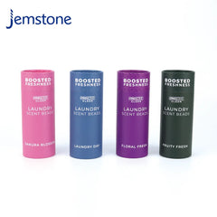 Eco-Friendly Custom logo  Kraft Cardboard Laundry Scent Beads Cylinder Packaging Bath Salt Paper Tube
