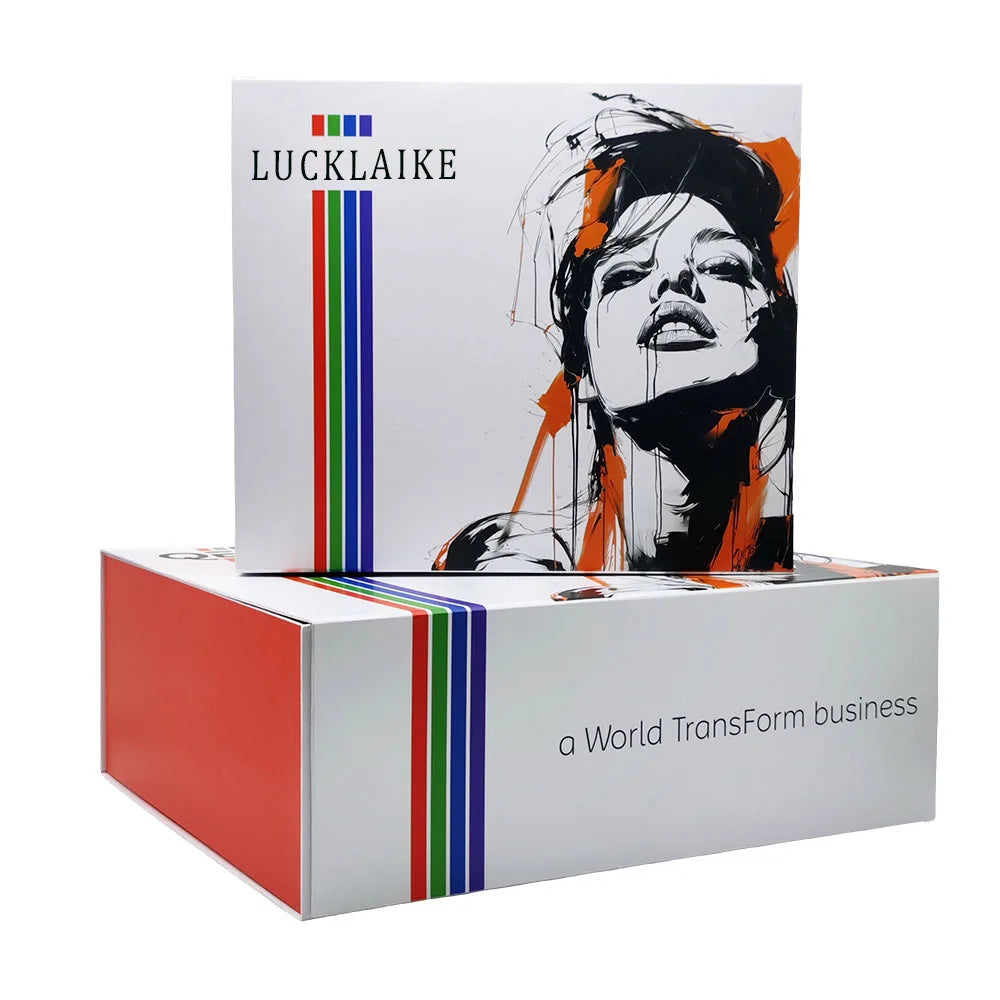 Custom Logo Luxury Printing Color Oversized Big Large Jumbo Size Beige Cardboard Folding Foldable Magnetic Gift Box