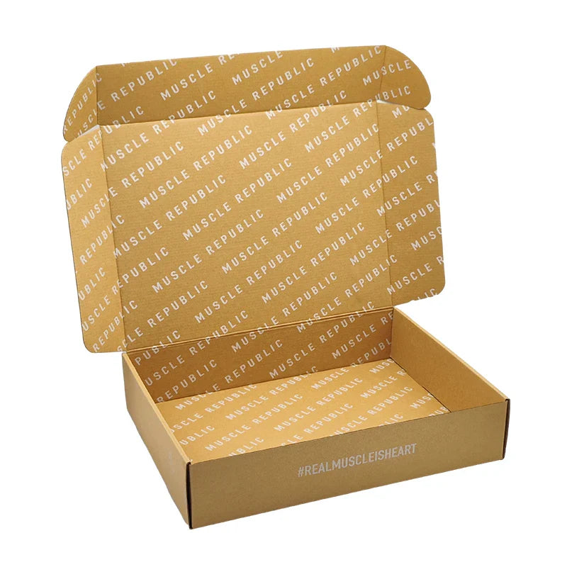 Free Design Custom Logo Eco-friendly Black Paper Mailer Box Natural Beauty Self-Care Packaging for Mailing Shipping Boxes