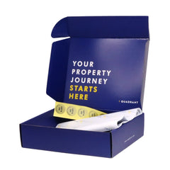 Factory Wholesale Customized Product Deep Blue Packing Shipping Box for Packiging Custom Boxes with logo Packaging