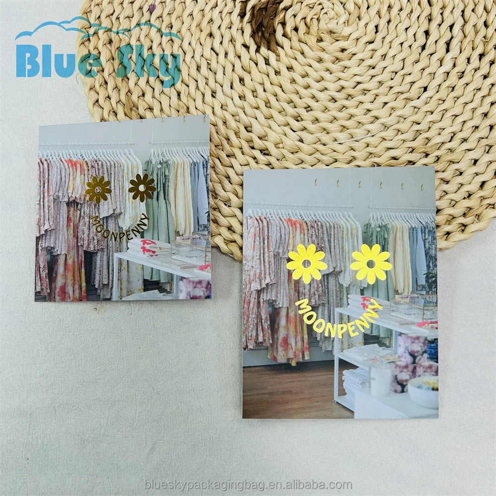 ODM Custom Colorful Logo Paper Insert Postcard Gift Business Cards Promotion Thank You Card for Small Business