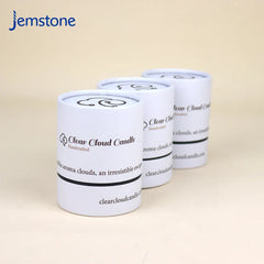 Custom Food Grade Tea Coffee Candle Cylinder Paper Tube  Luxury Kraft Cardboard Tube Push up Cosmetic Box Packaging