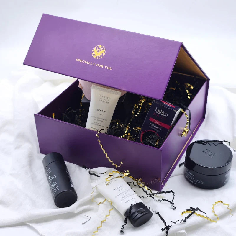 Customized Logo Luxury Cardboard Collapsible Folding Rigid Paper Packaging Magnetic Closure Gift Package Boxes