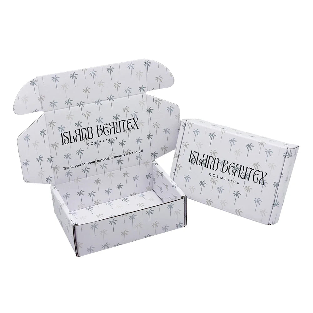 AU Premium Perfume Candle Branded White Small Shipping Paper Packaging Boxes Mailer Gift Set Custom logo