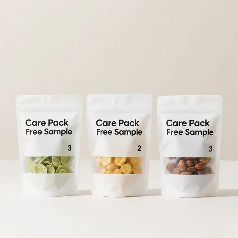 Edible Foil Stand up Pouch High Barrier Dry Food Self-supporting Ziplock Exit Mylar Bags With Window