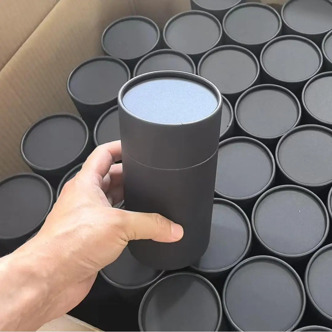 Printed Luxury Food Tea Coffee Candle Paper Tube Craft Kraft Cardboard Tube Gift Cosmetic Box Cylinder Packaging for Loose