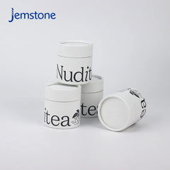 Custom Biodegradable Kraft Cardboard Food Tea Bag Powder Coffee Tube Packaging Cosmetic Perfume Candle Paper Tube