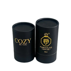 Custom Recyclable Cardboard Cylinder Box Perfume Skin Care Essential Oil Container Craft Kraft Paper Tube Packaging for Cosmetic
