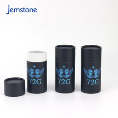 Custom Black Kraft Cylinder Tea Coffee Perfume Paper Tube Packaging Cardboard Tube for Candle and Other Products