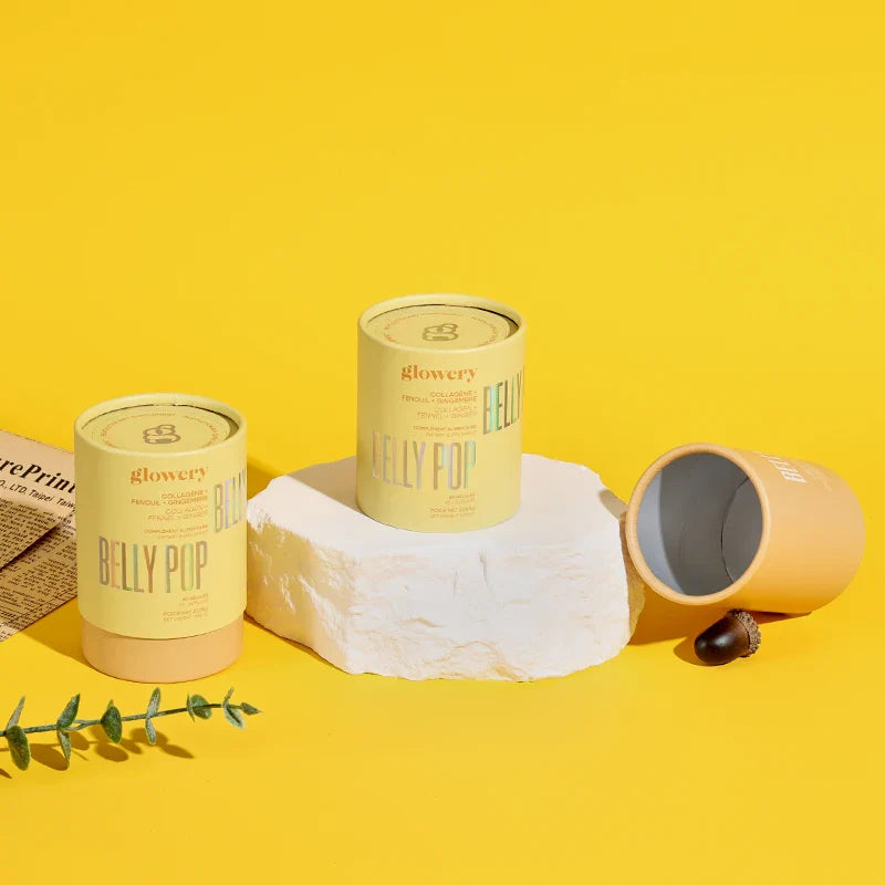 Custom Packaging Bottles  Black Push up Cardboard Tube  Twist up Food Cosmetic Laser Paper Tube