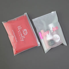 Custom Biodegradable Plastic Clothing Packaging Bags for Packaging Shipping Zipper Bag with Own logo Zip Bag