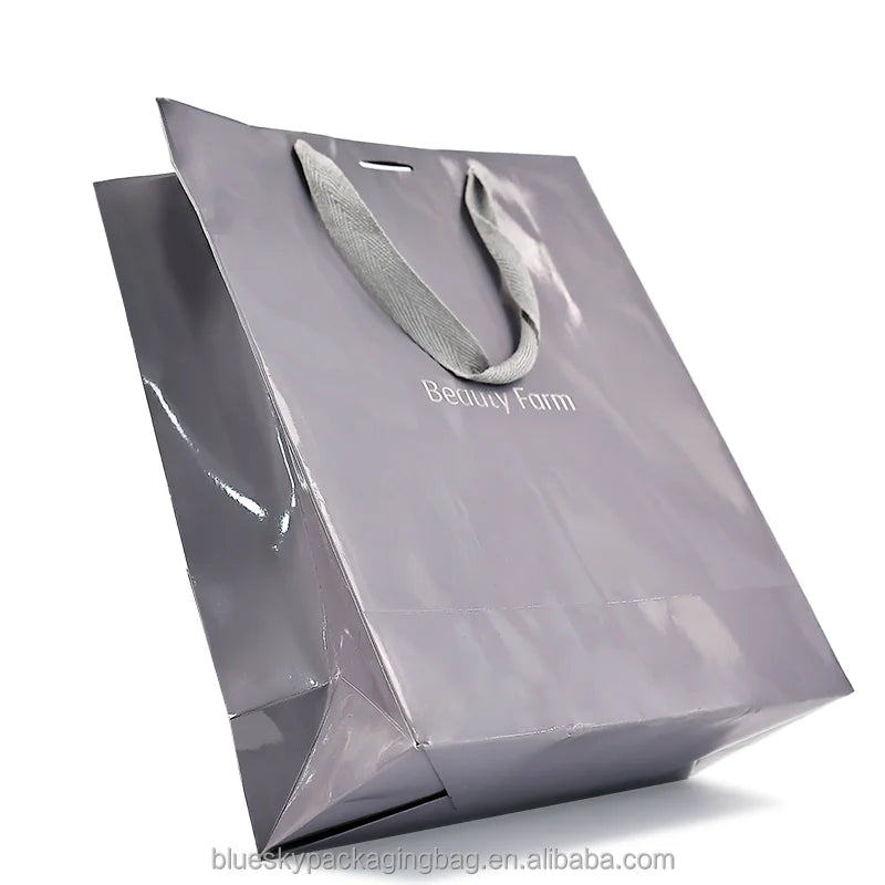 Extra Large Capacity Shopping Paper Bag with Reinforced Handle - Wholesale for Supermarkets, Clothing Stores