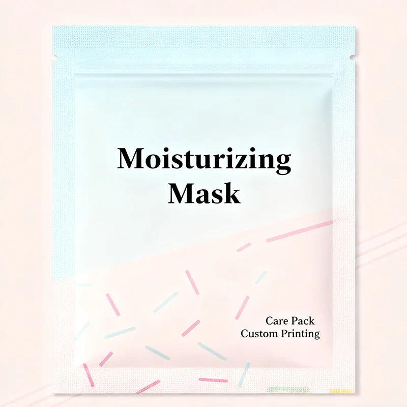 Skin Care Mask Case Pack 3 Side Seal Skincare PE PET 1oz Cosmetic Beauty Sample Pouch