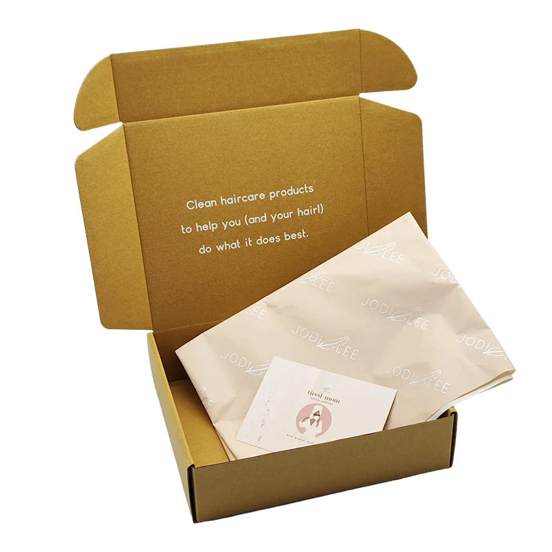 Custom Logo Corrugated Mailing Pink Folding Design Manufacturer's Carton for Delivery Packing Socks Customizable Shipping