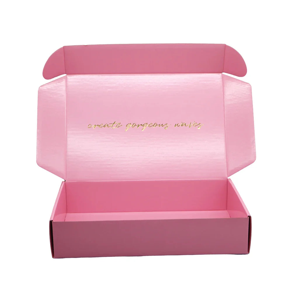 Wholesale Eco Friendly Cardboard Tuck End Box Black Skincare Cosmetic Beauty Gift Recycled Corrugated Mailer Package Box