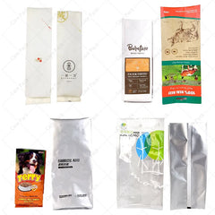 Custom Glossy 15g Empty Tea Sachet Packaging Bags Wholesale Laminated Sealable Side Gusset Tea Bags with Tear Notch for Pet Food