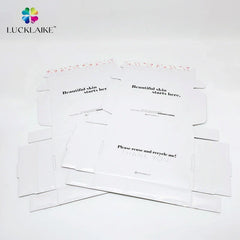 Custom White Corrugated Package Shipping Mailing Packing Boxes Small Beauty Mailer Emballage Carton Clothing Box