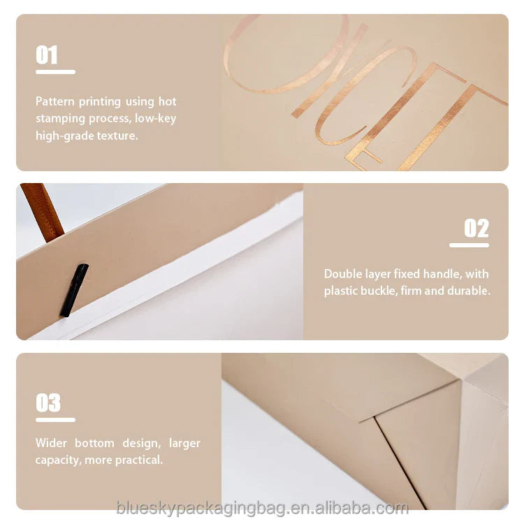 Full-Color Printed Paper Bag Custom Logo Printing Paper Bags for Retail/Gift/Promotion/Clothes, Eco-Friendly Kraft/White Paper