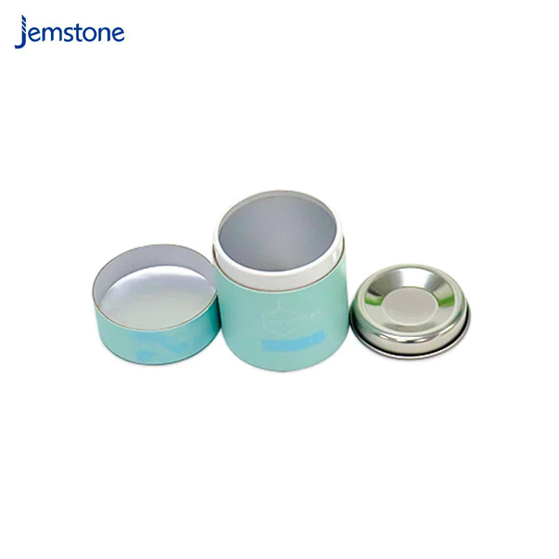 Eco Friendly Food Grade Kraft Containers Packaging Tube Box Food Paper Tube Protein Powder / Coffee